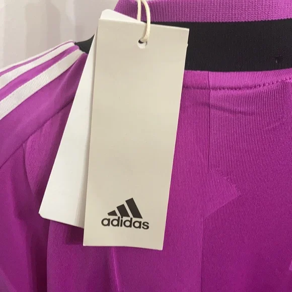 NWT Adidas Tiro Cut Three Stripes Jacquard Tee Dress Plus Size 4X - Picture 14 of 16